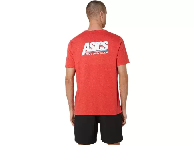 UNISEX ASICS SMSB 1977 RUN CLUB KORTARMET T-SKJORTE