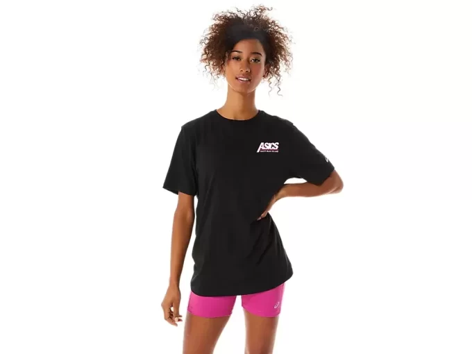UNISEX ASICS SMSB 1977 RUN CLUB KORTARMET T-SKJORTE