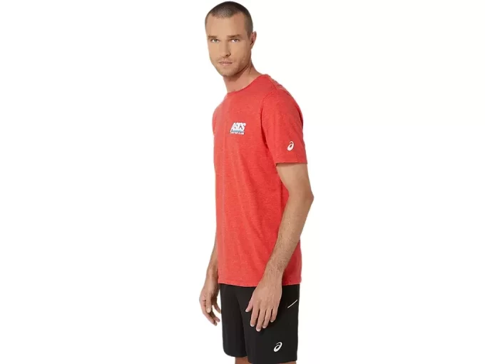 UNISEX ASICS SMSB 1977 RUN CLUB KORTARMET T-SKJORTE