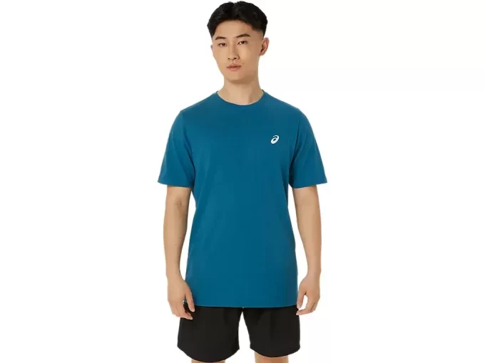 UNISEX ASICS T-SKJORTE MED DAISY-PRINT OG KORT ERME