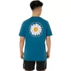 UNISEX ASICS T-SKJORTE MED DAISY-PRINT OG KORT ERME