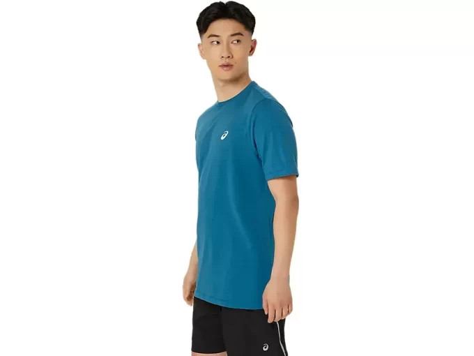 UNISEX ASICS T-SKJORTE MED DAISY-PRINT OG KORT ERME