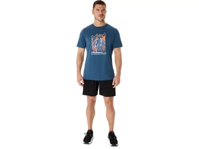 UNISEX ASICS WANDER KORT ERME T-SKJORTE