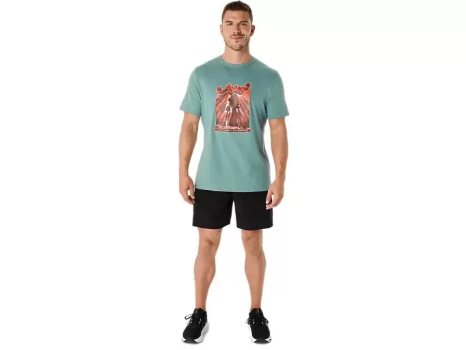 UNISEX ASICS WANDER KORT ERME T-SKJORTE