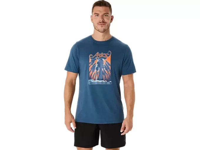 UNISEX ASICS WANDER KORT ERME T-SKJORTE