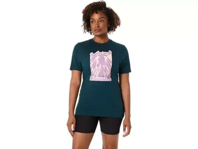 UNISEX ASICS WANDER KORT ERME T-SKJORTE