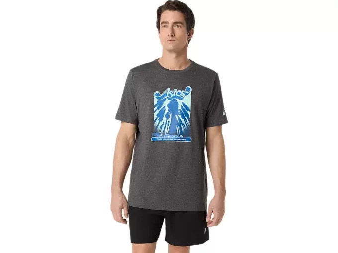 UNISEX ASICS WANDER KORT ERME T-SKJORTE