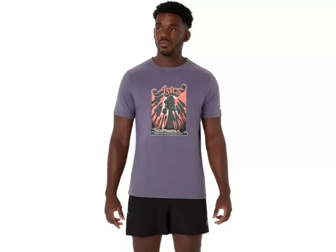 UNISEX ASICS WANDER KORT ERME T-SKJORTE