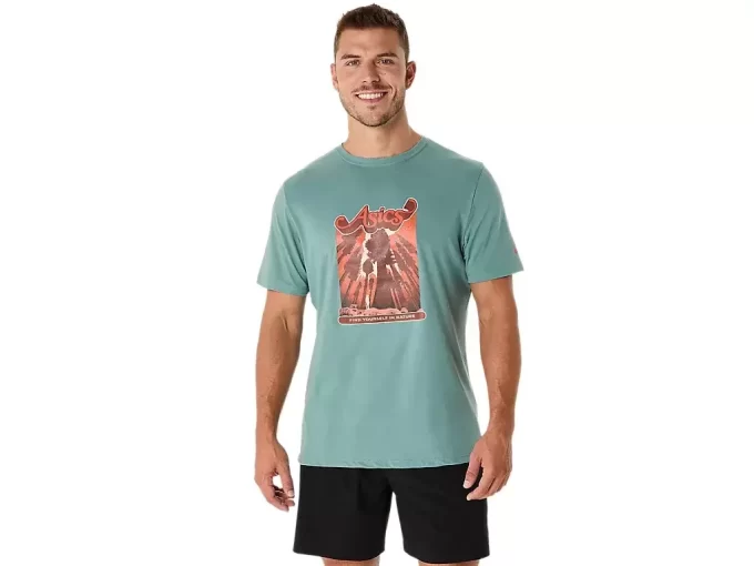 UNISEX ASICS WANDER KORT ERME T-SKJORTE