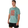 UNISEX ASICS WANDER KORT ERME T-SKJORTE