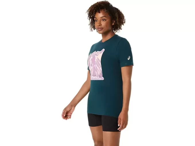 UNISEX ASICS WANDER KORT ERME T-SKJORTE