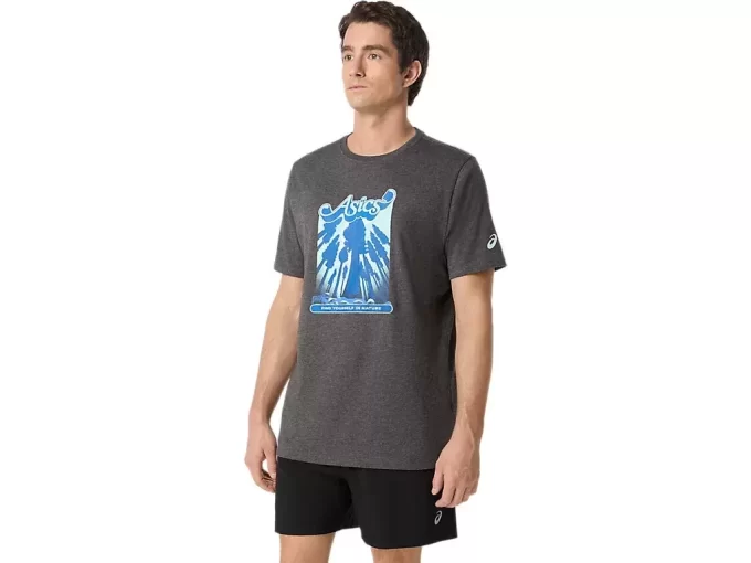 UNISEX ASICS WANDER KORT ERME T-SKJORTE