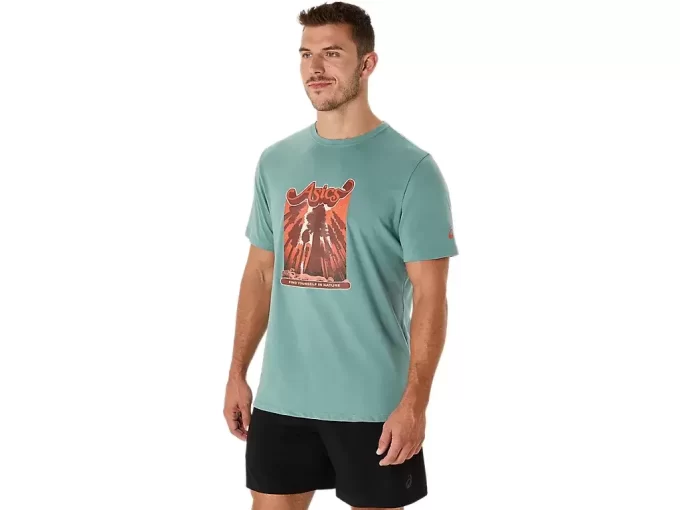 UNISEX ASICS WANDER KORT ERME T-SKJORTE