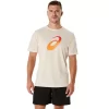 UNISEX KORT ERME T-SKJORTE MED GRADIENT SPIRAL LOGO