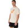 UNISEX KORT ERME T-SKJORTE MED GRADIENT SPIRAL LOGO