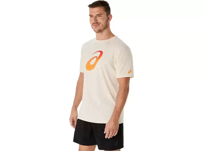 UNISEX KORT ERME T-SKJORTE MED GRADIENT SPIRAL LOGO