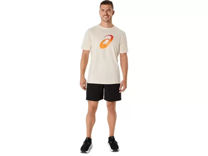 UNISEX KORT ERME T-SKJORTE MED GRADIENT SPIRAL LOGO