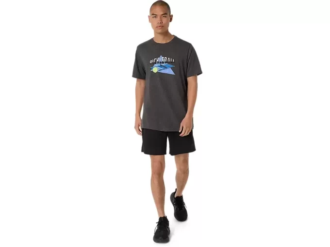 UNISEX RETRO SPORT KORT ERME T-SKJORTE