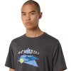 UNISEX RETRO SPORT KORT ERME T-SKJORTE